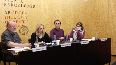 Una imatge del col·loqui organitzat per l'Ateneu Barcelonès i 'Espacio Público'. Una imatge del col·loqui organitzat per l'Ateneu Barcelonès i 'Espacio Público'.