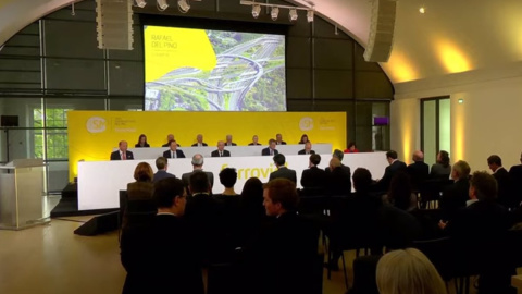 Junta de accionistas de Ferrovial de 2024, celebrada en Amsterdam. Junta de accionistas de Ferrovial de 2024, celebrada en Amsterdam.