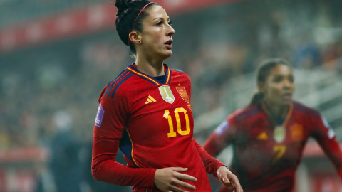 Jenni Hermoso durante un partido de la Liga de Naciones contra Italia, en Pontevedra, a 1 de diciembre de 2023. Jenni Hermoso durante un partido de la Liga de Naciones contra Italia, en Pontevedra, a 1 de diciembre de 2023.