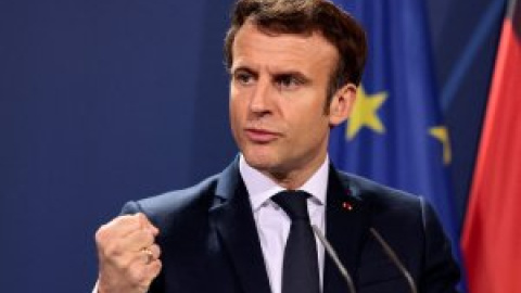 Un Macron en campaña electoral mide su poder internacional con la crisis en Ucrania Un Macron en campaña electoral mide su poder internacional con la crisis en Ucrania