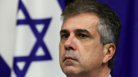 El ministro de Exteriores de Israel, Eli Cohen, en una conferencia en el Parlamento Europeo, en Bruselas, a 8/11/2023 El ministro de Exteriores de Israel, Eli Cohen, en una conferencia en el Parlamento Europeo, en Bruselas, a 8/11/2023