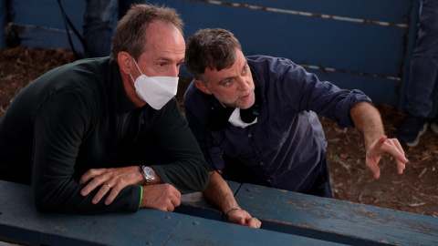 El operador de cámara Colin Anderson y Paul Thomas Anderson, en el rodaje de 'Licorice Pizza' El operador de cámara Colin Anderson y Paul Thomas Anderson, en el rodaje de 'Licorice Pizza'