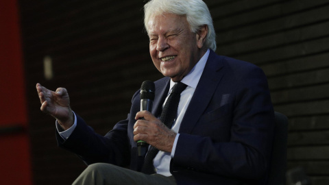 Felipe González participa en el lanzamiento del Archivo Presidente Ricardo Lagos, en Santiago de Chile, a 29 de abril de 2024. Felipe González participa en el lanzamiento del Archivo Presidente Ricardo Lagos, en Santiago de Chile, a 29 de abril de 2024.