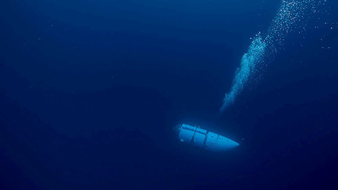 Imagen de archivo del sumergible Titan, operado por OceanGate Expeditions, se encuentra ilocalizable frente a la costa de Terranova. Imagen de archivo del sumergible Titan, operado por OceanGate Expeditions, se encuentra ilocalizable frente a la costa de Terranova.