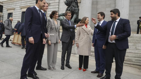 Alberto Nuñez Feijóo con los presidentes autonómicos Alberto Nuñez Feijóo con los presidentes autonómicos