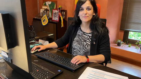 21/06/2023 - Sílvia Orriols, alcaldessa de Ripoll i líder de la xenòfoba Aliança Catalana. 21/06/2023 - Sílvia Orriols, alcaldessa de Ripoll i líder de la xenòfoba Aliança Catalana.