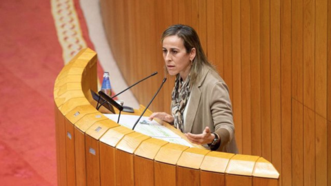 Ethel Vázquez en el Parlamento de Galicia Ethel Vázquez en el Parlamento de Galicia
