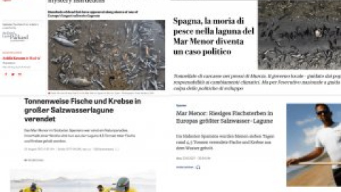 Así ven los medios extranjeros el desastre del Mar Menor Así ven los medios extranjeros el desastre del Mar Menor