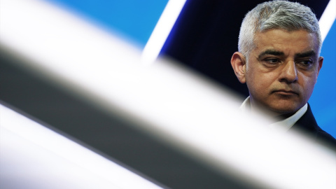El alcalde de Londres, Sadiq Khan, durante un debate televisivo en Londres, a 23 de abril de 2024. El alcalde de Londres, Sadiq Khan, durante un debate televisivo en Londres, a 23 de abril de 2024.