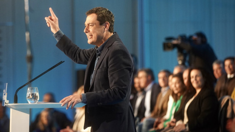 Juan Manuel Moreno Bonilla, este domingo. Juan Manuel Moreno Bonilla, este domingo.