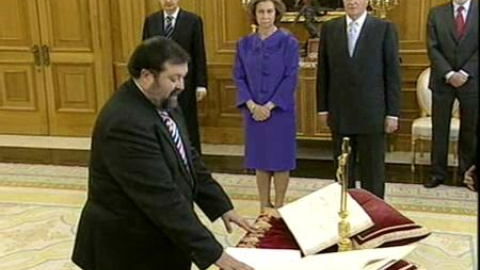 Francisco Caamaño promete su cargo ante el Rey Francisco Caamaño promete su cargo ante el Rey