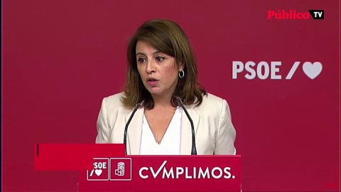 Adriana Lastra, sobre los dos diputados de UPN: "Ha habido una compra de voluntades por parte del PP" Adriana Lastra, sobre los dos diputados de UPN: "Ha habido una compra de voluntades por parte del PP"