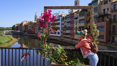 Un dels muntatges del Temps de Flors de l'any passat Un dels muntatges del Temps de Flors de l'any passat
