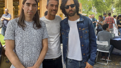 Vetusta Morla se ha sumado a la acampada a favor de Palestina en Universidad Complutense. Vetusta Morla se ha sumado a la acampada a favor de Palestina en Universidad Complutense.