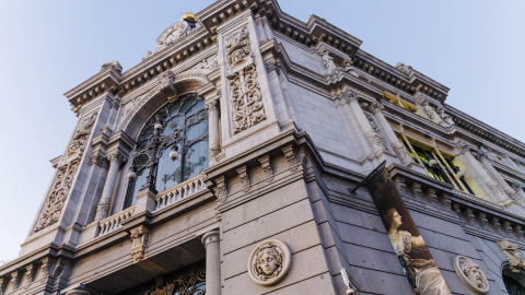 Edificio del Banco de España donde desde hace varios días, hacen cola para contratar Letras del Tesoro, a 3 de febrero de 2023, en Madrid. Edificio del Banco de España donde desde hace varios días, hacen cola para contratar Letras del Tesoro, a 3 de febrero de 2023, en Madrid.