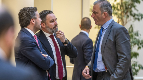 Santiago Abascal y Javier Ortega Smith Santiago Abascal y Javier Ortega Smith