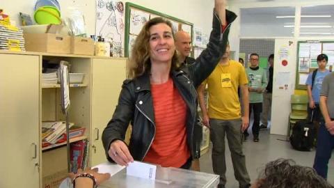 Laia Estrada hace un llamamiento a llenar las urnas con papeletas "antifascistas, de izquierdas e independentistas" Laia Estrada hace un llamamiento a llenar las urnas con papeletas "antifascistas, de izquierdas e independentistas"