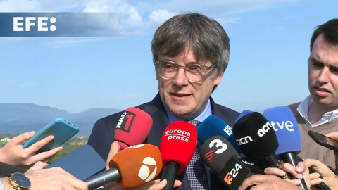 Puigdemont: "Esperemos que sea la última jornada de muchos exilios para mucha gente" Puigdemont: "Esperemos que sea la última jornada de muchos exilios para mucha gente"