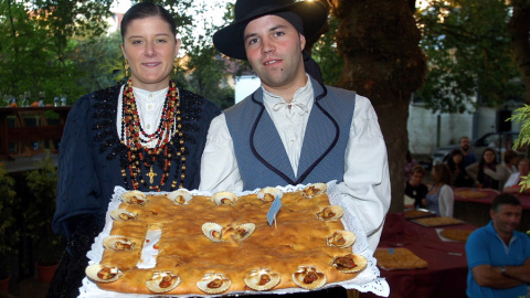 Foto de archivo de la 'Festa da Empanada' Foto de archivo de la 'Festa da Empanada'