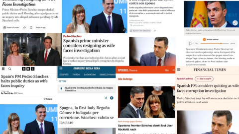 25/04/2024 Numerosos medios internacionales se hacen eco del anuncio de Pedro Sánchez este miércoles. 25/04/2024 Numerosos medios internacionales se hacen eco del anuncio de Pedro Sánchez este miércoles.