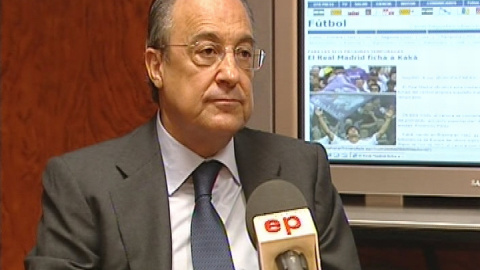 Florentino defiende el fichaje de Kaká Florentino defiende el fichaje de Kaká