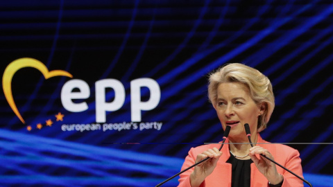La presidenta de la Comisión Europea, Ursula von der Leyen, interviene en el XVI Congreso Económico Europeo en el Centro Internacional de Congresos de Katowice (Polonia) La presidenta de la Comisión Europea, Ursula von der Leyen, interviene en el XVI Congreso Económico Europeo en el Centro Internacional de Congresos de Katowice (Polonia)