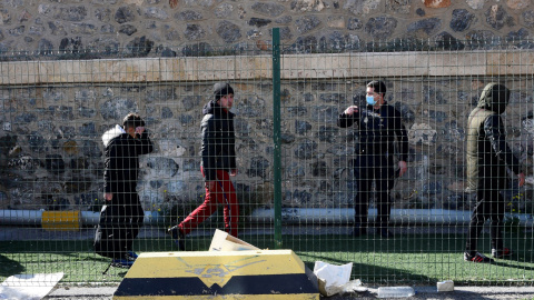 Llegada al puerto de Almería de 17 personas migrantes rescatadas por Salvamento Marítimo el 14 de febrero de 2022. Llegada al puerto de Almería de 17 personas migrantes rescatadas por Salvamento Marítimo el 14 de febrero de 2022.