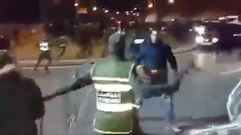 Noche de disturbios entre migrantes y la Policía cerca de la frontera con Ceuta