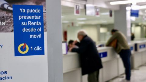 Una oficina de l'Agència Tributària. Una oficina de l'Agència Tributària.