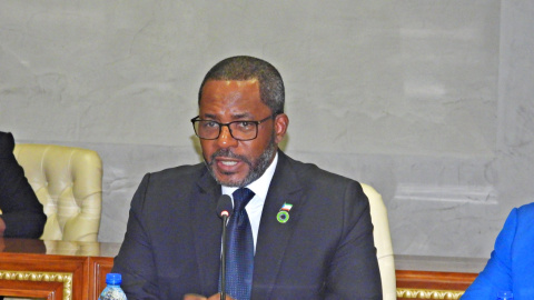 El ministro de Planificación y Diversificación Económica de Guinea Ecuatorial, Gabriel Mbega Obiang, en una imagen de archivo. El ministro de Planificación y Diversificación Económica de Guinea Ecuatorial, Gabriel Mbega Obiang, en una imagen de archivo.