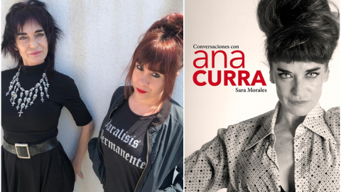 Sara Morales, junto a la protagonista de su libro, 'Conversaciones con Ana Curra'. Sara Morales, junto a la protagonista de su libro, 'Conversaciones con Ana Curra'.
