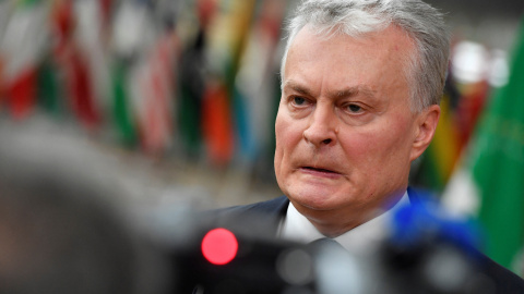 El presidente de Lituania, Gitanas Nauseda El presidente de Lituania, Gitanas Nauseda