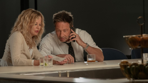 Meg Ryan y David Duchovny , en una secuencia de la película. Meg Ryan y David Duchovny , en una secuencia de la película.