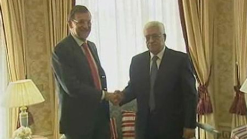 Rajoy recibe al presidente de la Autoridad Palestina Rajoy recibe al presidente de la Autoridad Palestina