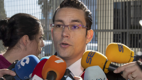 29/01/2024 - Raúl Pardo Geijo, abogado del Dj de la discoteca Teatre de Murcia, Carlos Ruiz. 29/01/2024 - Raúl Pardo Geijo, abogado del Dj de la discoteca Teatre de Murcia, Carlos Ruiz.