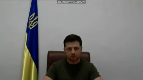 Zelenski pronuncia un emotivo discurso ante el Parlamento Europeo y pide el ingreso inmediato de Ucrania en la UE