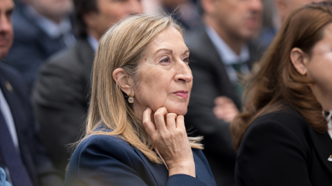 La diputada del PP Ana Pastor durante el acto homenaje a los médicos y profesionales sanitarios españoles por su entrega durante la pandemia, a 17 de mayo de 2024, en Madrid. La diputada del PP Ana Pastor durante el acto homenaje a los médicos y profesionales sanitarios españoles por su entrega durante la pandemia, a 17 de mayo de 2024, en Madrid.
