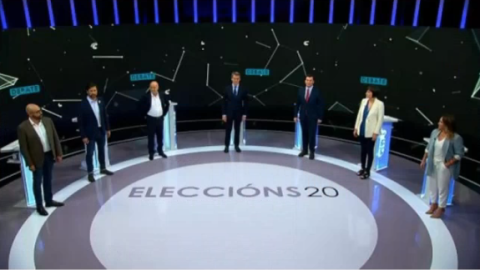 22/1/24 Imagen del debate electoral de la CRTVG en las elecciones autonómicas de 2020 22/1/24 Imagen del debate electoral de la CRTVG en las elecciones autonómicas de 2020