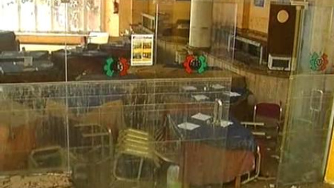 Las lluvias anegan la playa de Vera, Almería Las lluvias anegan la playa de Vera, Almería