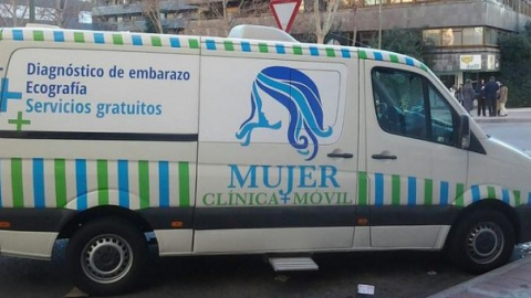 La ambulancia vida ya recorrió las calles de Madrid en 2016. | HazteOir.org (Flickr) La ambulancia vida ya recorrió las calles de Madrid en 2016. | HazteOir.org (Flickr)