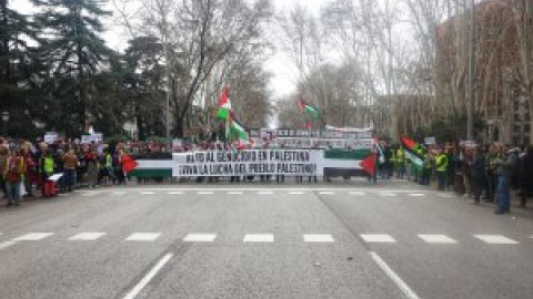 Miles de personas se manifiestan en Madrid en solidaridad con Palestina ...