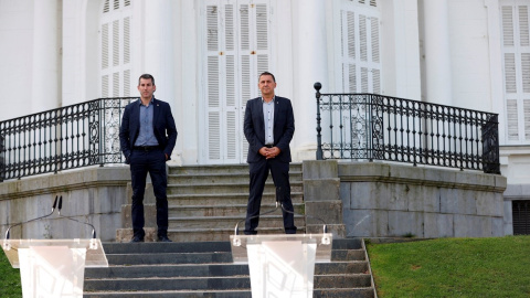 Arnaldo Otegi y Arkaitz Rodríguez Arnaldo Otegi y Arkaitz Rodríguez