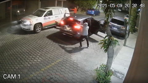 Captura de vídeo del momento del atentado Captura de vídeo del momento del atentado