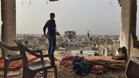 Raquel Martí, directora ejecutiva de la UNRWA España, durante una visita a la Franja de Gaza. Raquel Martí, directora ejecutiva de la UNRWA España, durante una visita a la Franja de Gaza.
