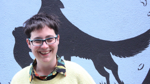 La escritora Andrea Momoitio La escritora Andrea Momoitio