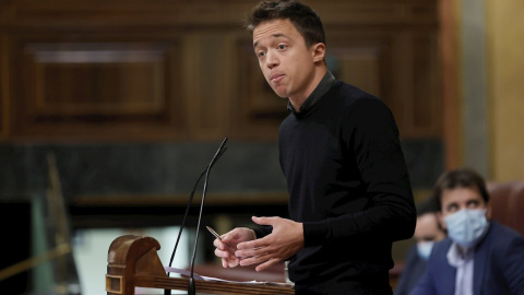 El líder de Más País, Íñigo Errejon durante su intervención en el Congreso este miércoles. El líder de Más País, Íñigo Errejon durante su intervención en el Congreso este miércoles.