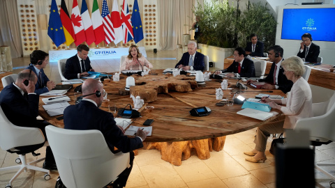 La Cumbre de líderes del G7 en el resort Borgo Egnazia, a 13 de junio de 2024. La Cumbre de líderes del G7 en el resort Borgo Egnazia, a 13 de junio de 2024.