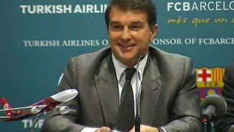 Laporta felicita a Guardiola "por muchos años en el Barça" Laporta felicita a Guardiola "por muchos años en el Barça"