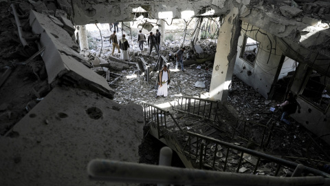 Bombardeo en Sanaa Bombardeo en Sanaa