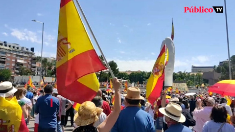 25.000 personas asisten a la concentración en la Plaza de Colón contra los indultos 25.000 personas asisten a la concentración en la Plaza de Colón contra los indultos